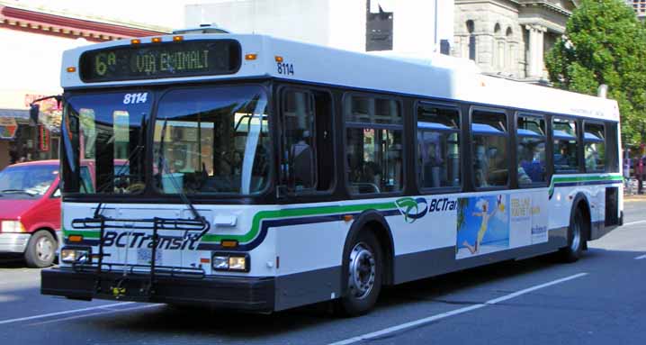 Victoria Regional Transit New Flyer D40LF 8114